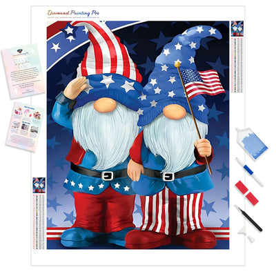 Gnome Flag Pride | Diamond Painting Kit - Full Drill - Square or Round Diamonds with AB Drills Option