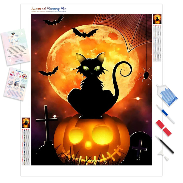 Halloween Cat | Diamond Painting