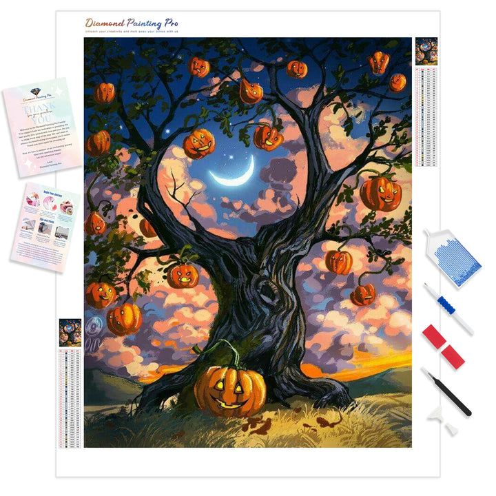 Pumpkin Tree | Diamond Painting