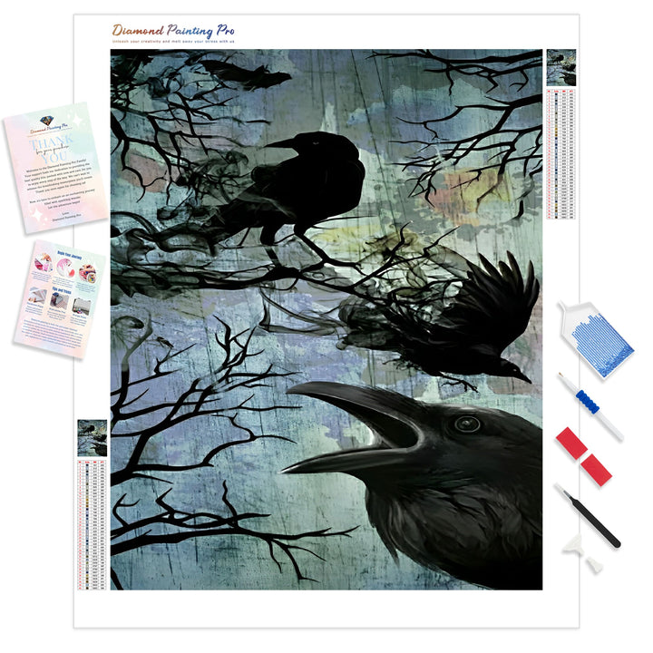 Halloween Crow | Diamond Painting