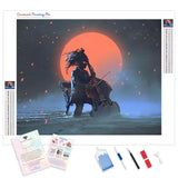 Mysterious Cellist | Diamond Painting Kit - Full Drill - Square or Round Diamonds with AB Drills Option