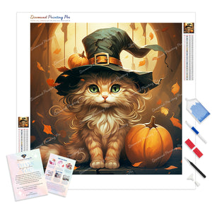 Witch Cat | Diamond Painting