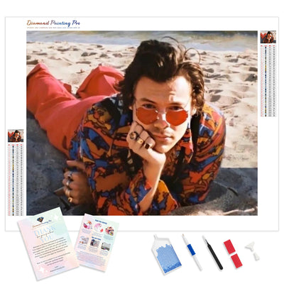 Harry Styles Malibu Beach | Diamond Painting