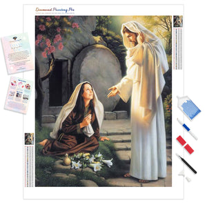 Mary Magdalene and Jesus Religious | Diamond Painting