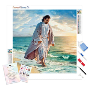 Religious Man Sea View | Diamond Painting