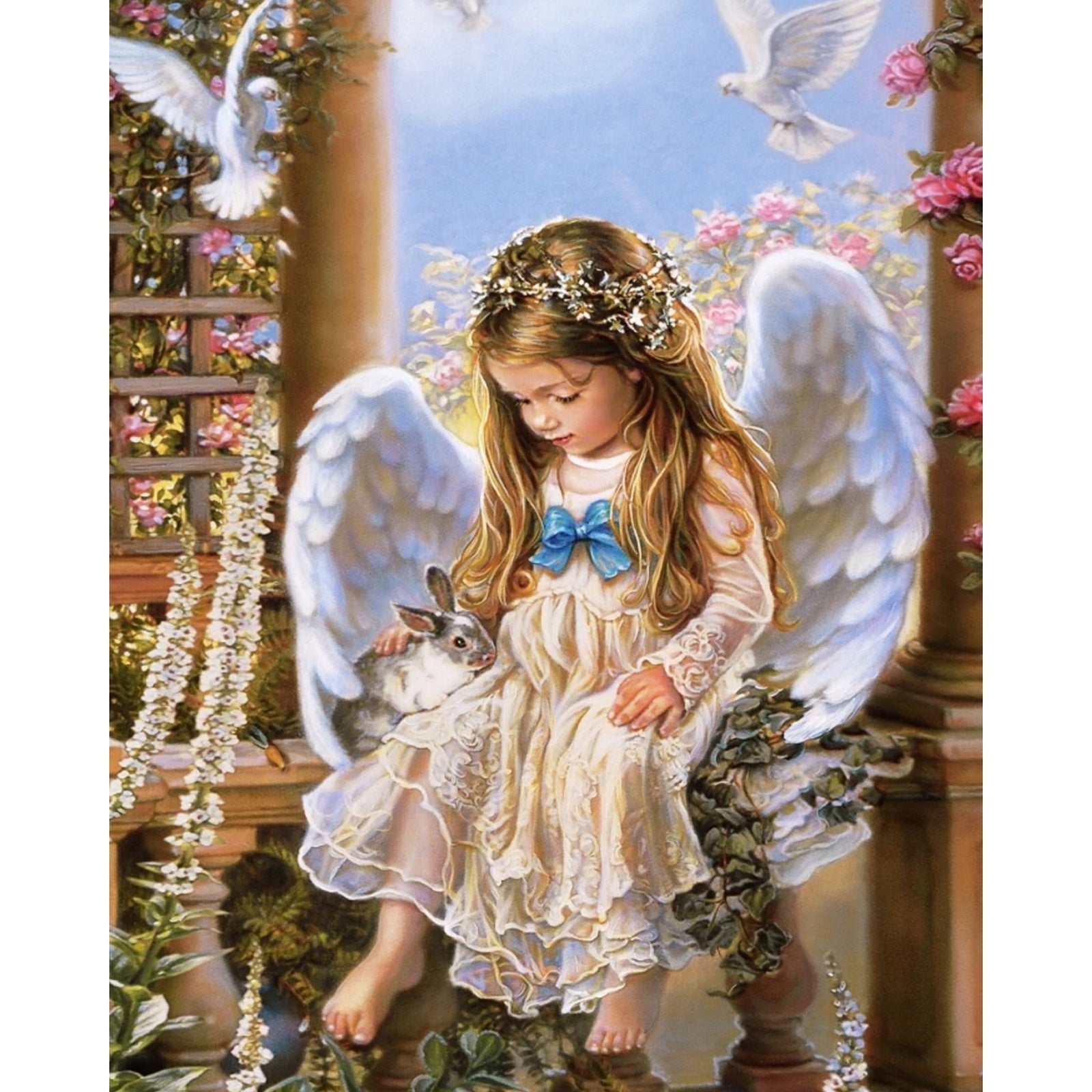 An Angel Among Us | Diamond Painting Design - Full Drill Diamond Art with 5d Square or Round Diamonds - AB Drills Available