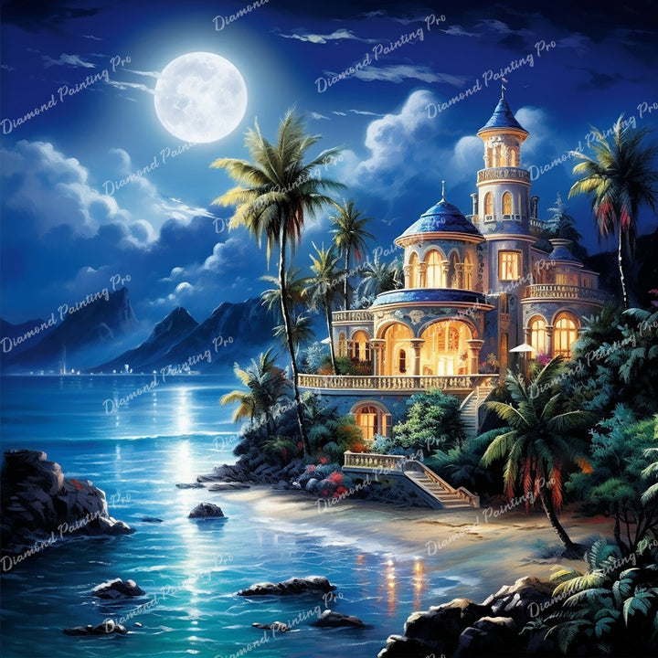 Moonlit Island | Diamond Painting