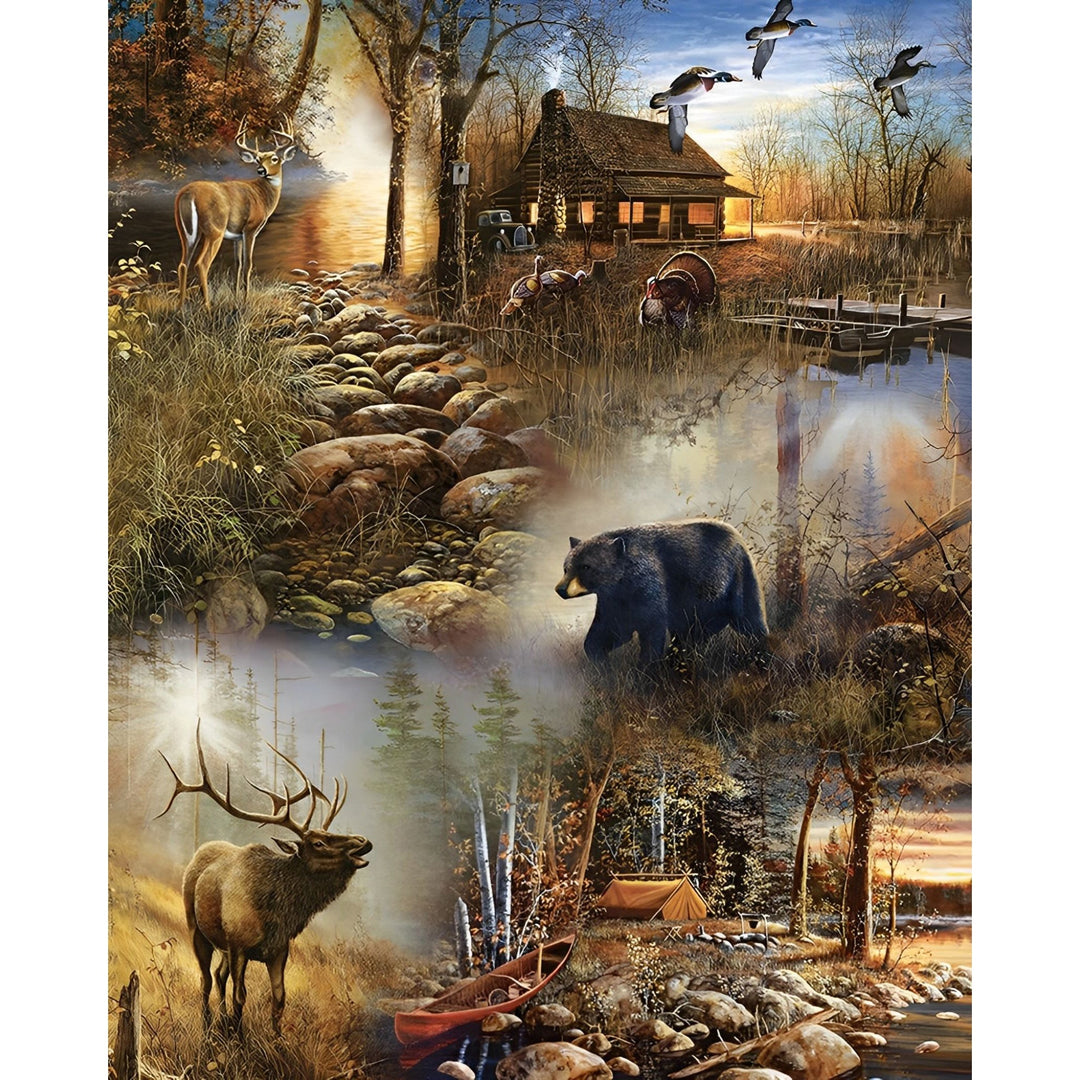 Forest Wilderness Haven | Diamond Painting