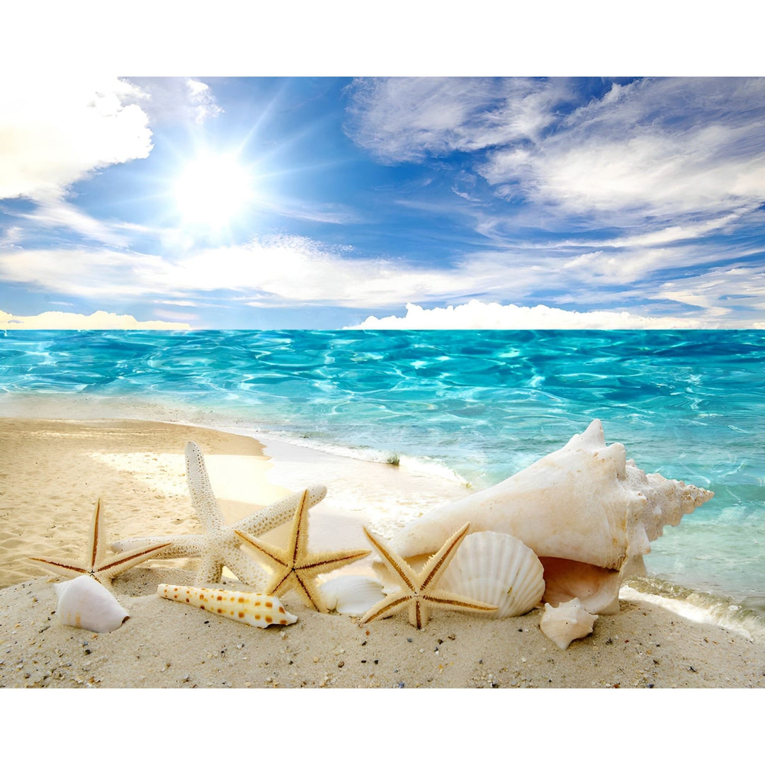 Romantic Starfish Shell Beach Summer | Diamond Painting