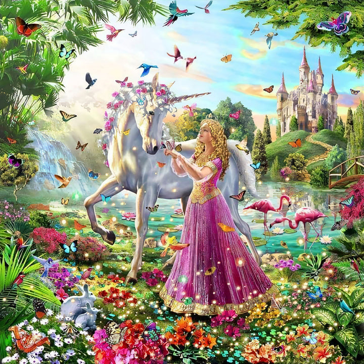 Castle Unicorn | Diamond Painting