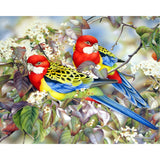 Flowers and Birds | Diamond Painting Design - Full Drill Diamond Art with 5d Square or Round Diamonds - AB Drills Available