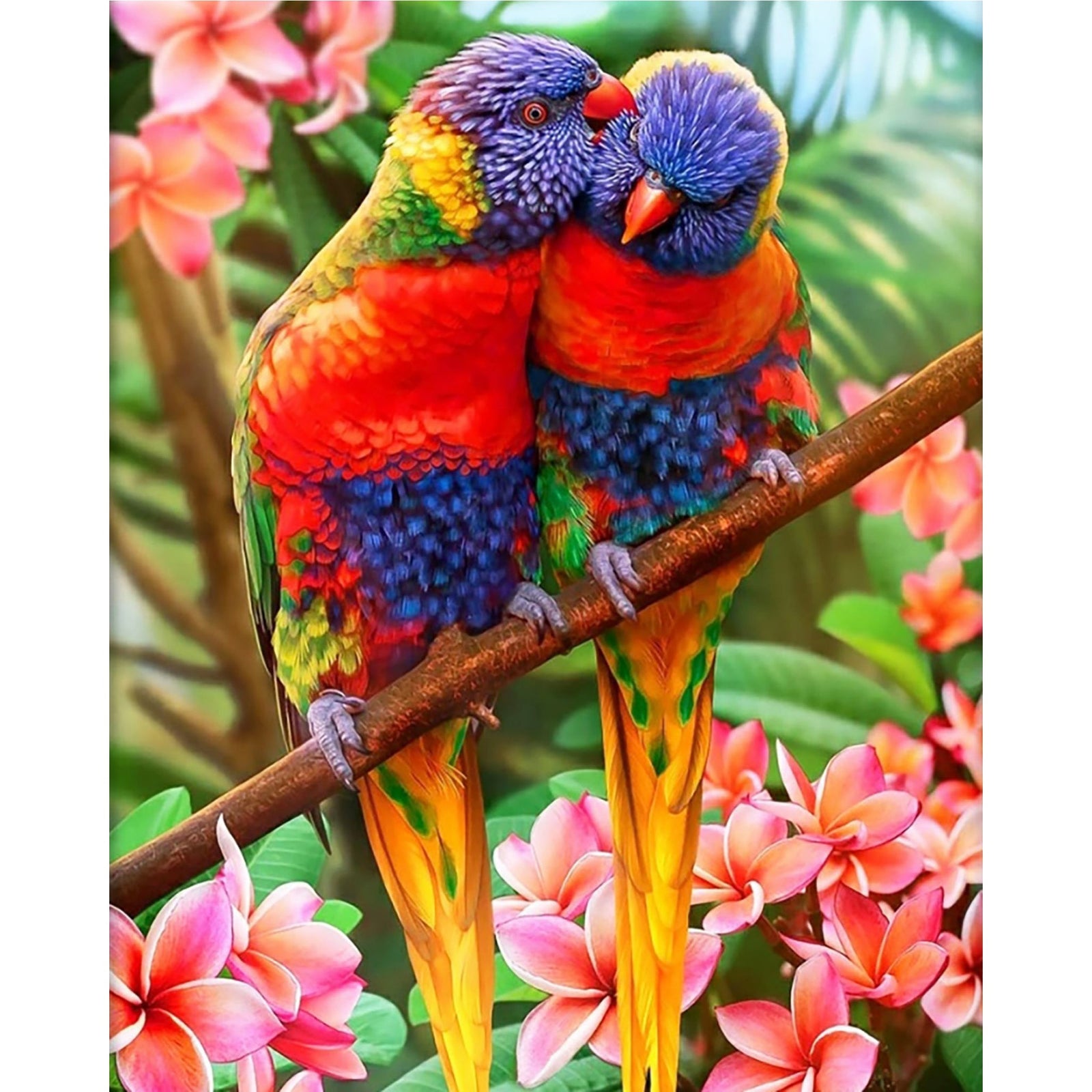 Love Birds | Diamond Painting Design - Full Drill Diamond Art with 5d Square or Round Diamonds - AB Drills Available