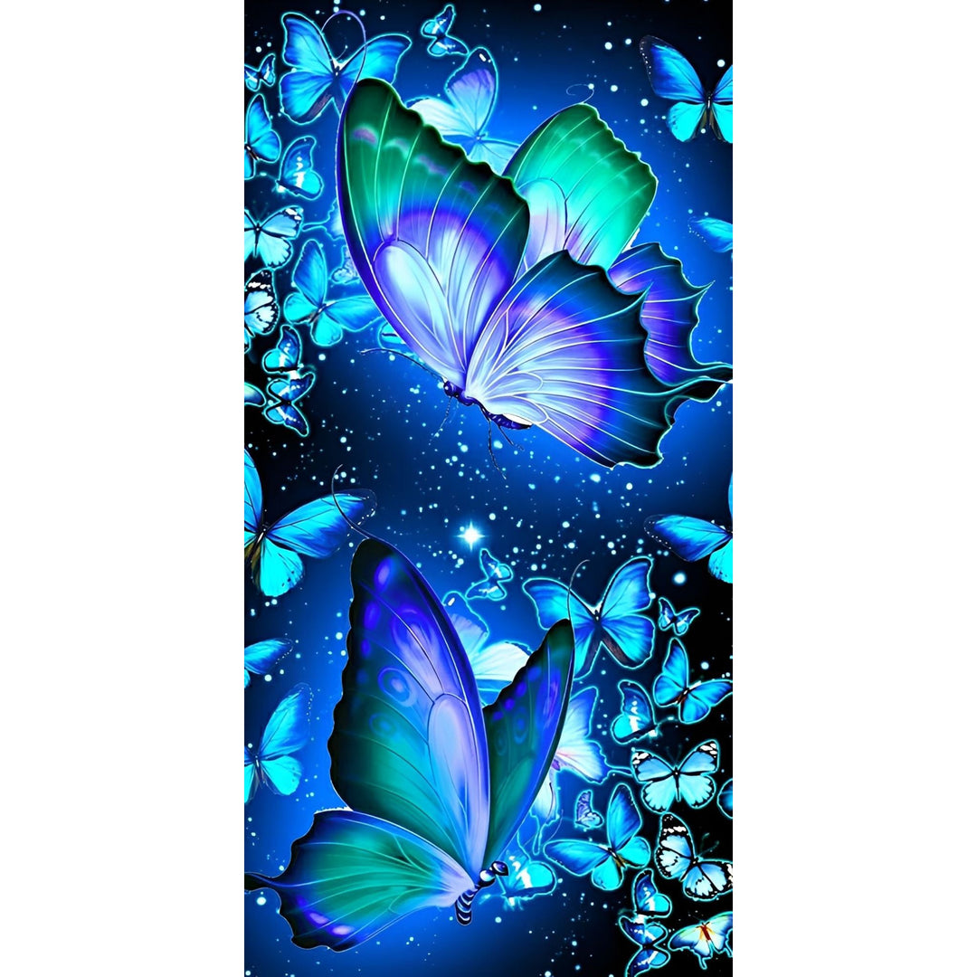 Blue Butterflies | Diamond Painting