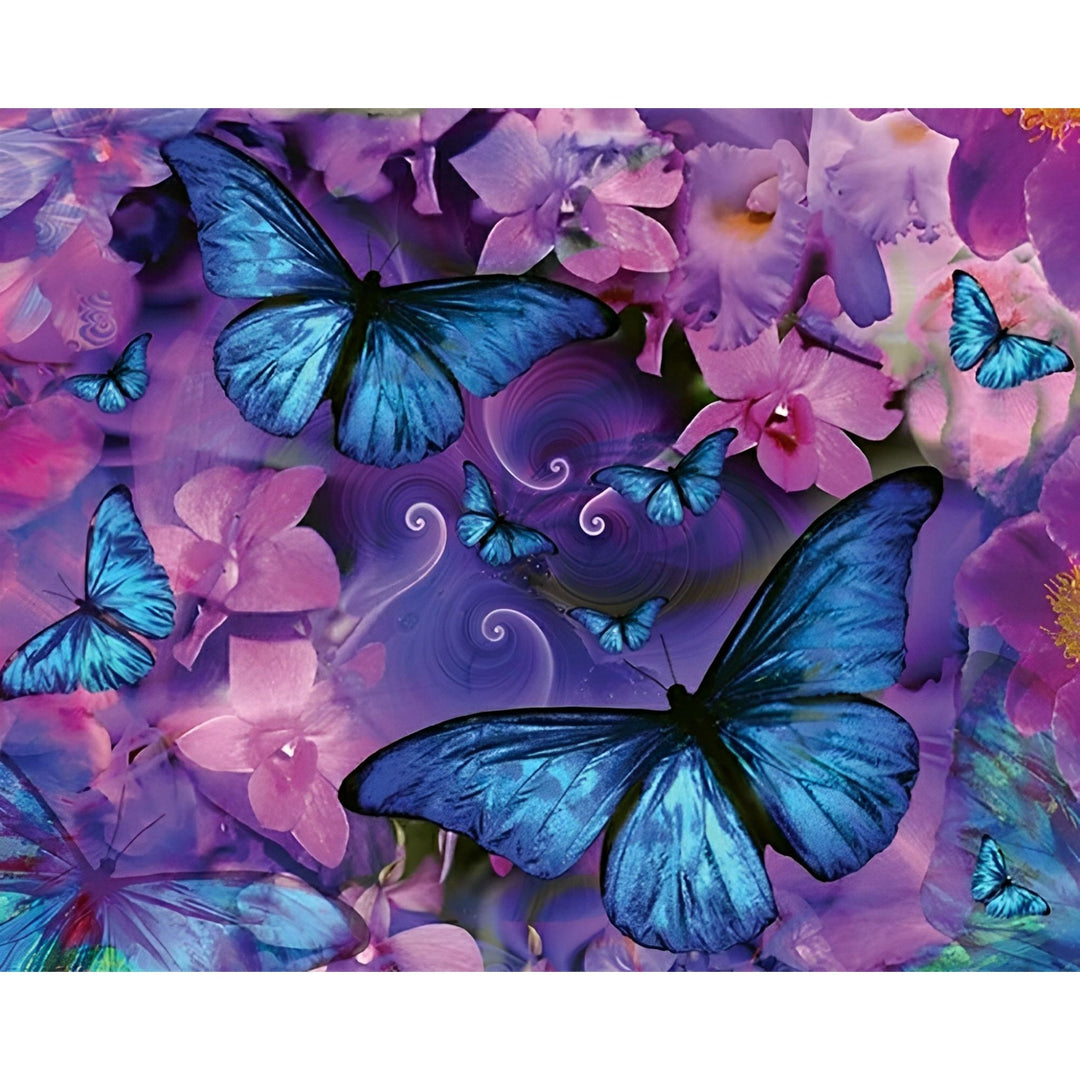 Blue Butterfly | Diamond Painting