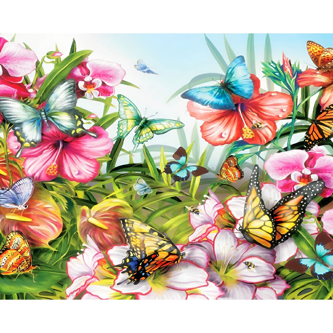 Butterflies and Flowers | Diamond Painting