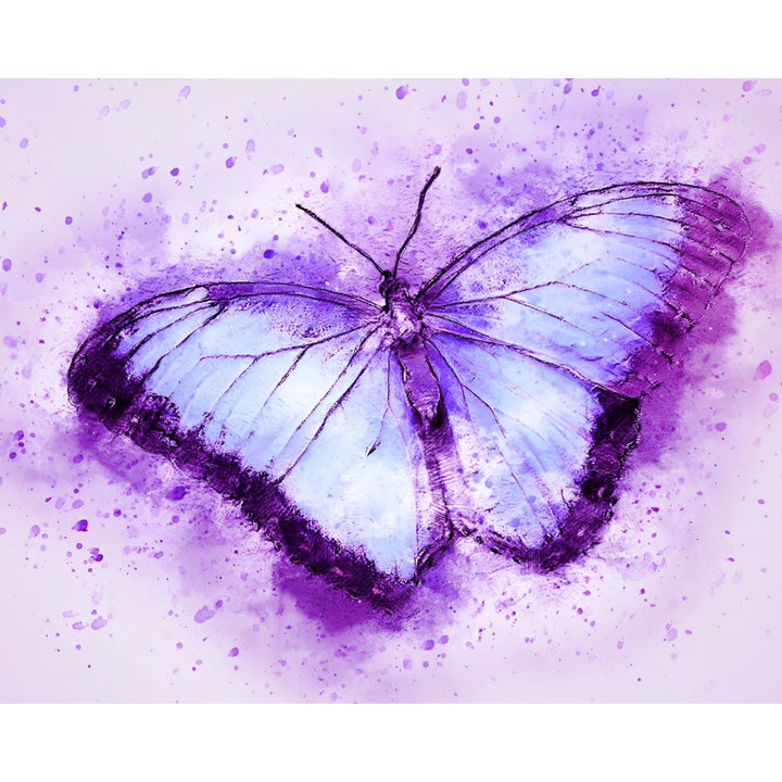 Purple Butterfly | Diamond Painting