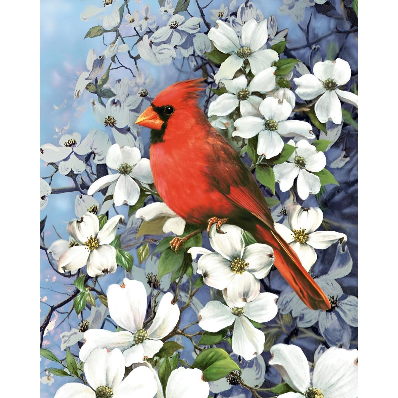 Cardinal birds | Diamond Painting Design - Full Drill Diamond Art with 5d Square or Round Diamonds - AB Drills Available