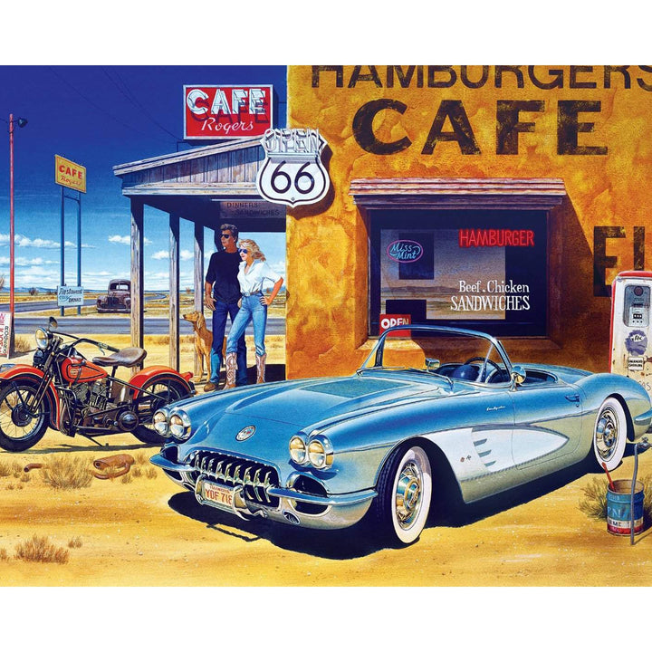 Car on Road 66 | Diamond Painting