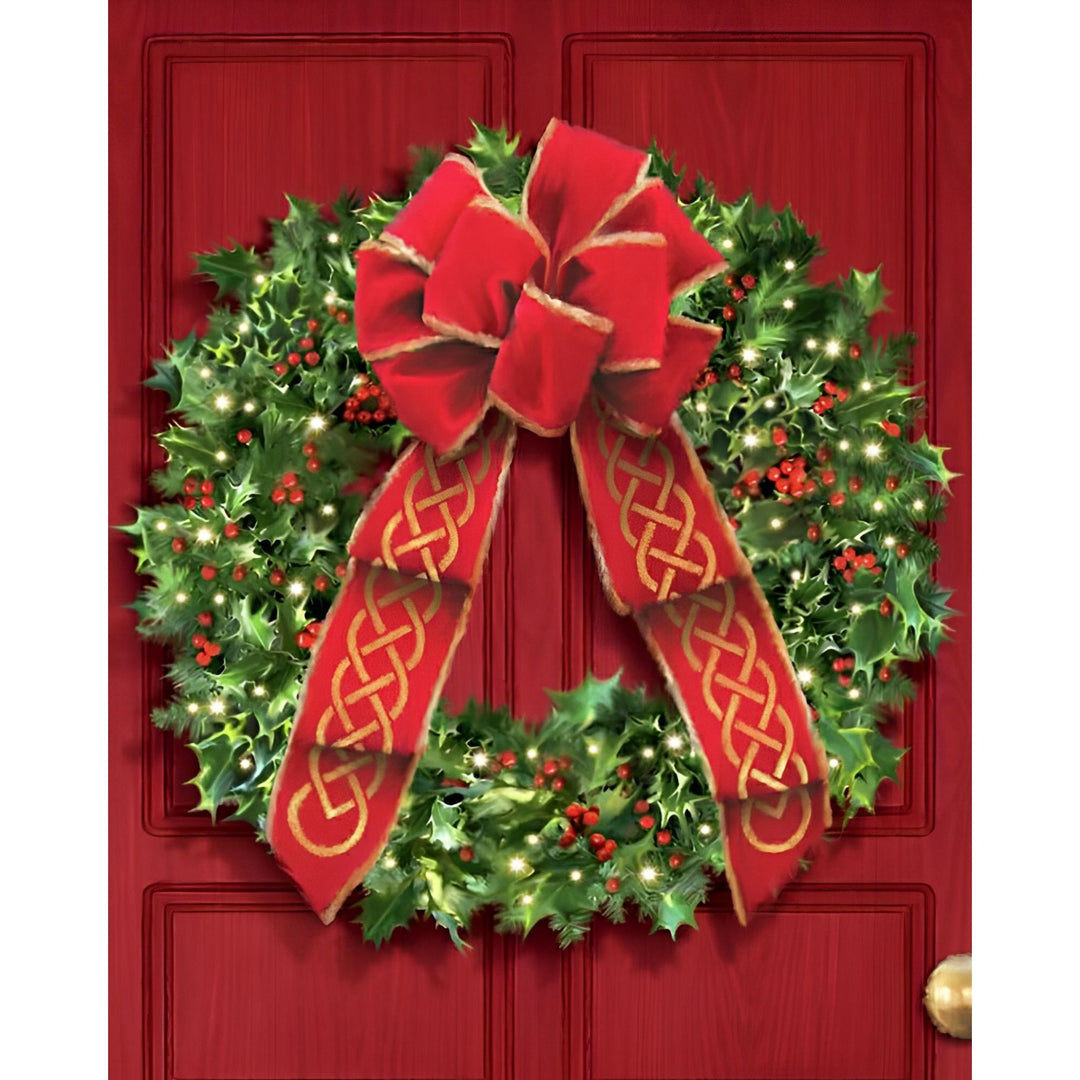 Christmas Wreath | Diamond Painting