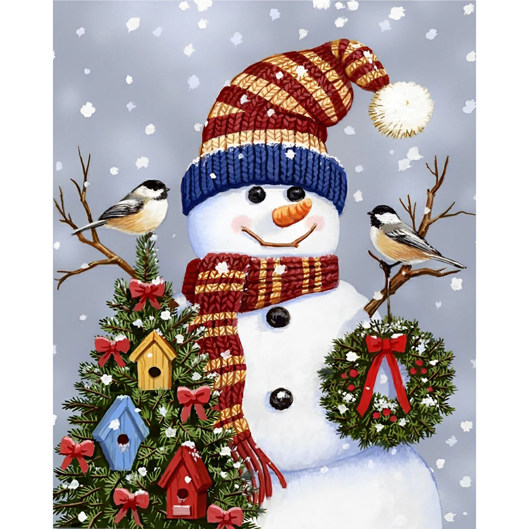 Christmas Snowman | Diamond Painting