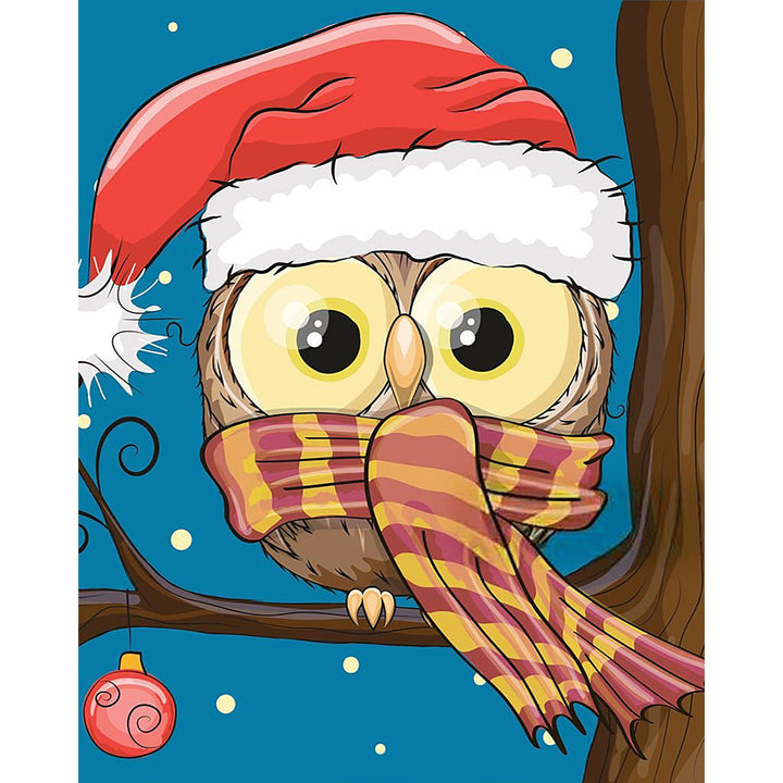 Christmas Owl | Diamond Painting