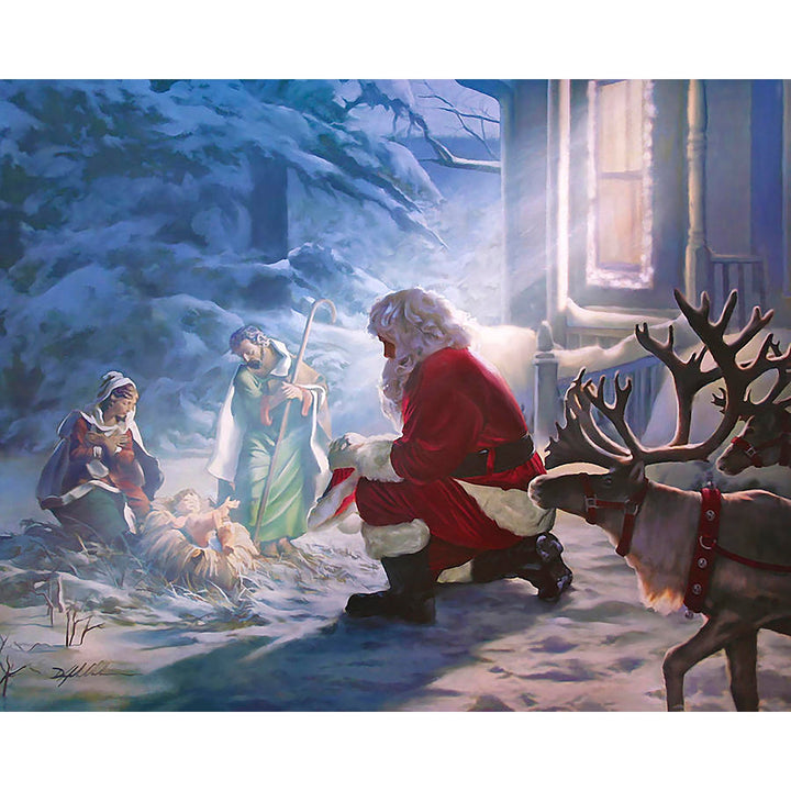 Santa Paying Homage | Diamond Painting