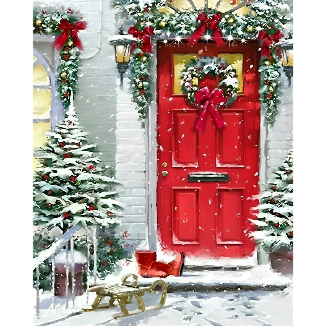 Red Door | Diamond Painting