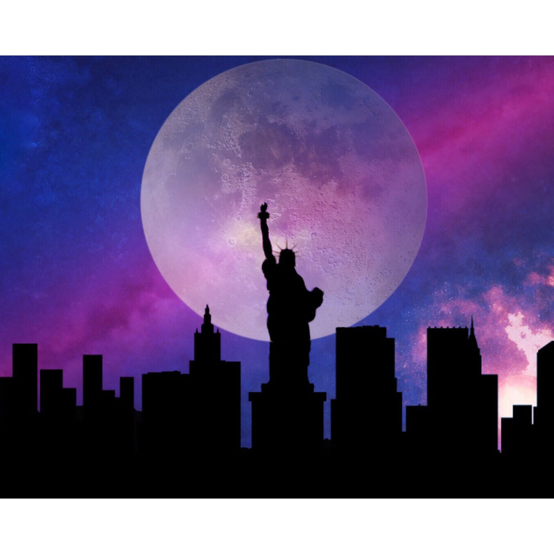 New York in the Moonlight | Diamond Painting