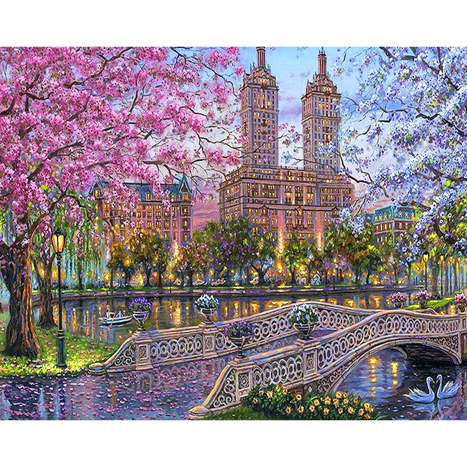 New York Central Park | Diamond Painting Design - Full Drill Diamond Art with 5d Square or Round Diamonds - AB Drills Available