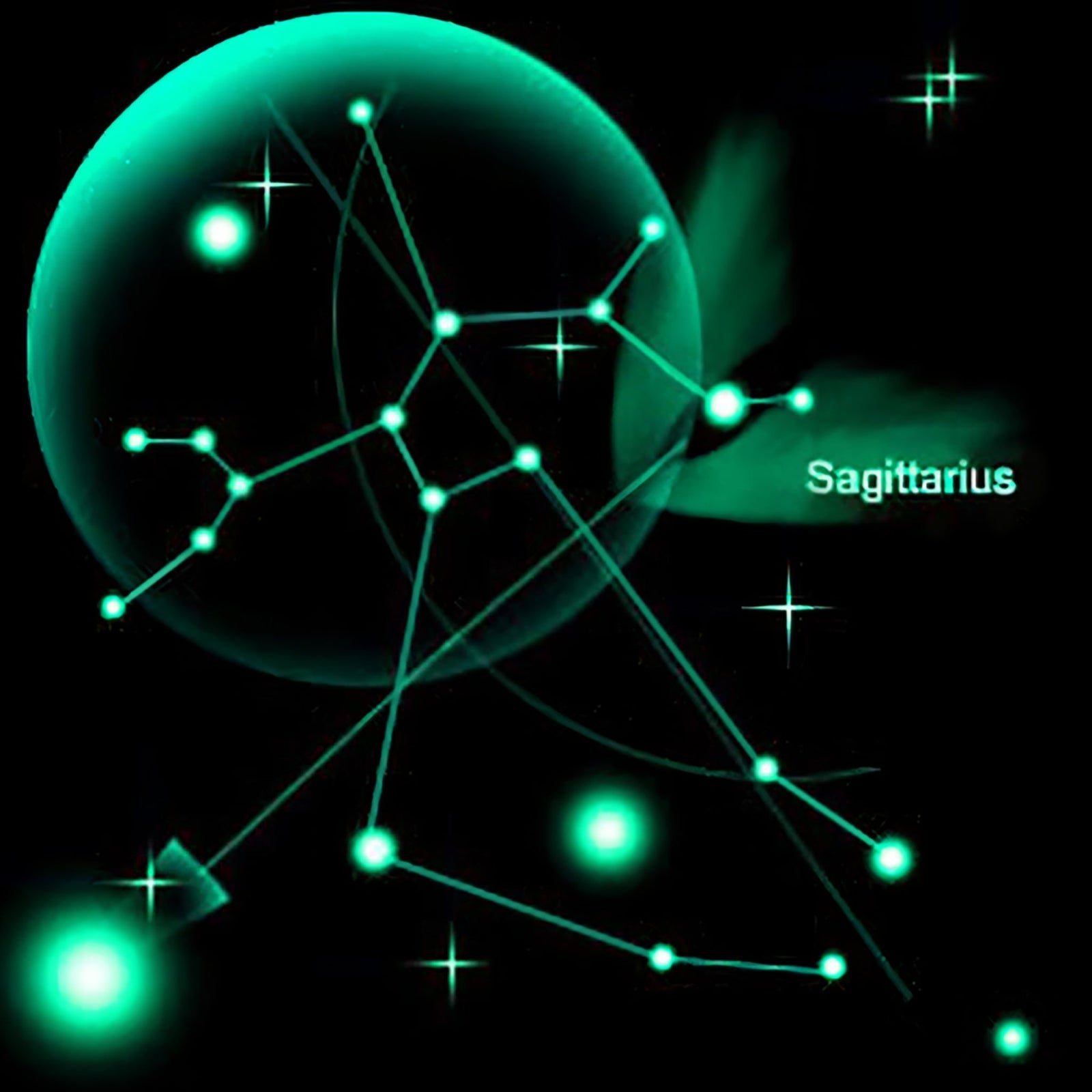 Sagittarius Star Sign | Diamond Painting Design - Full Drill Diamond Art with 5d Square or Round Diamonds - AB Drills Available