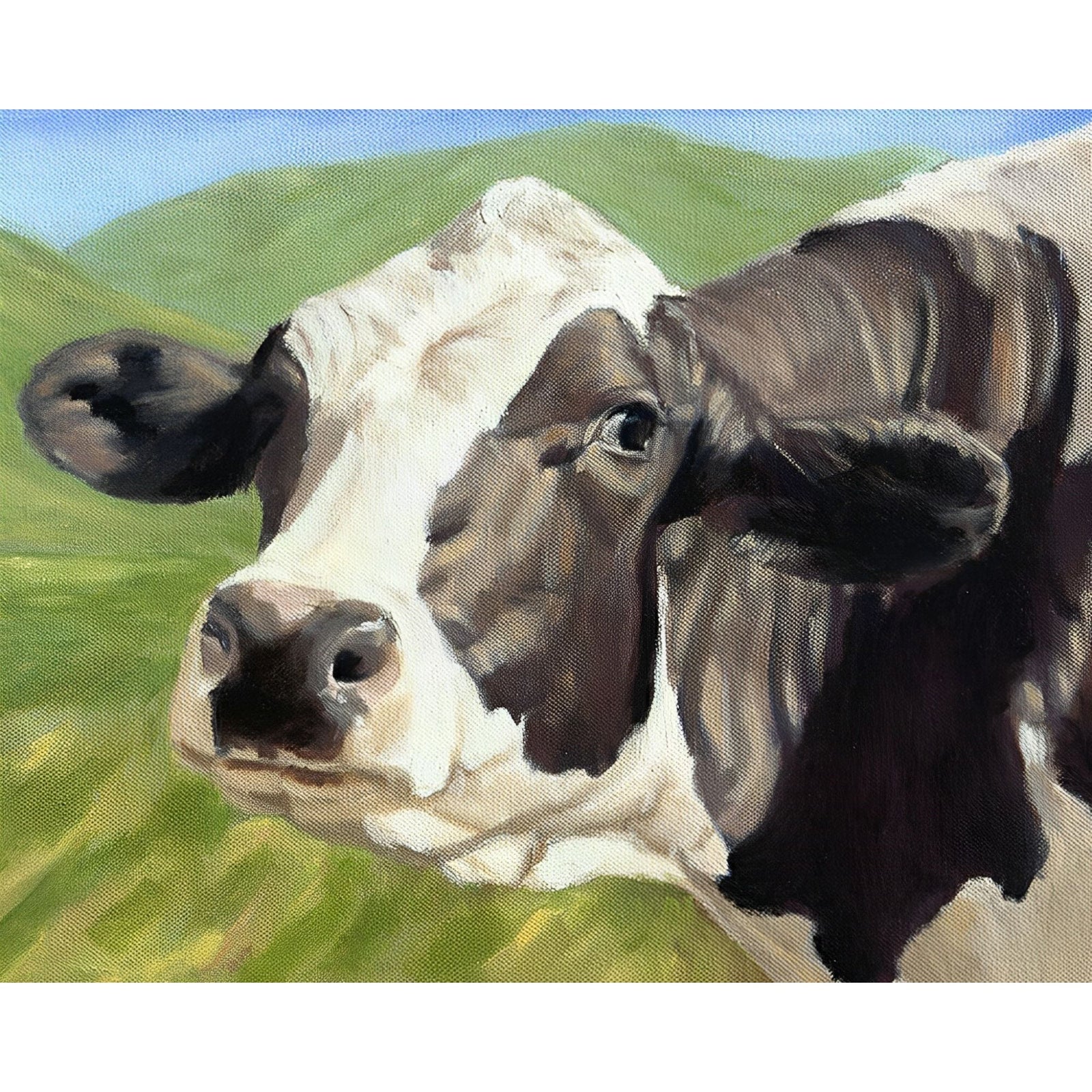 Cow Close-up | Diamond Painting Design - Full Drill Diamond Art with 5d Square or Round Diamonds - AB Drills Available