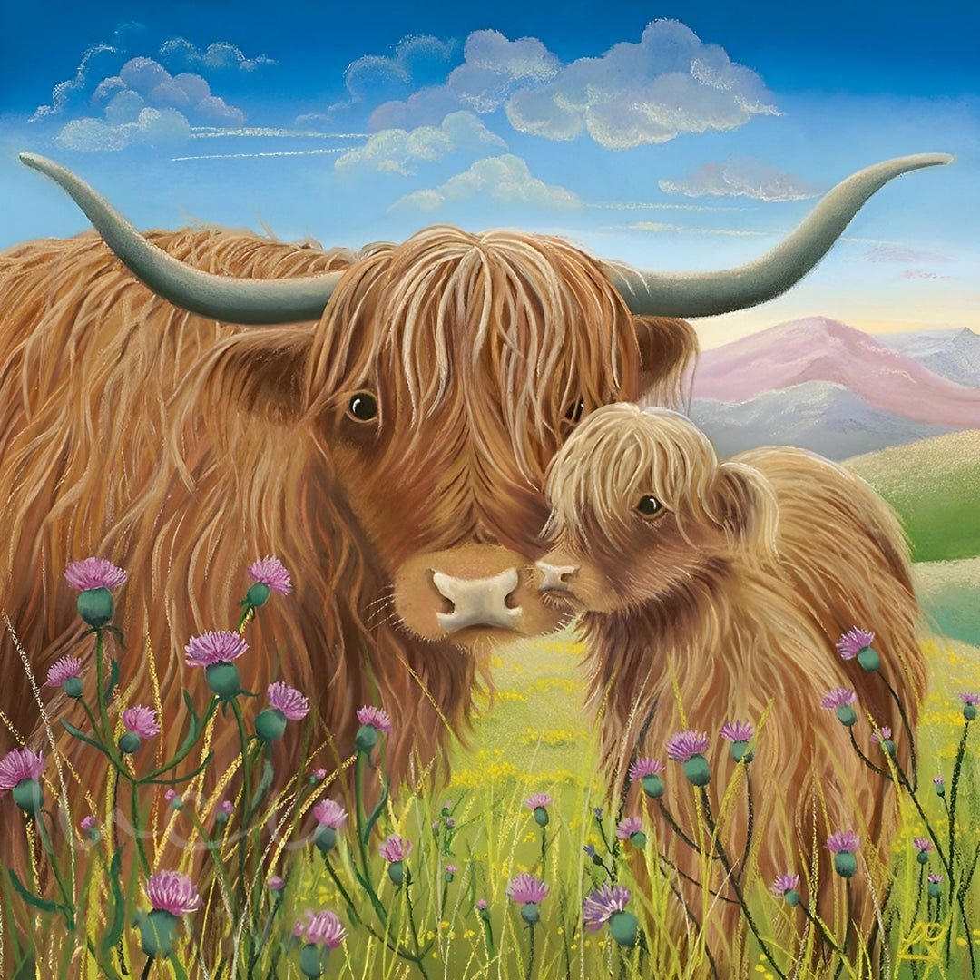 Highland Cows | Diamond Painting