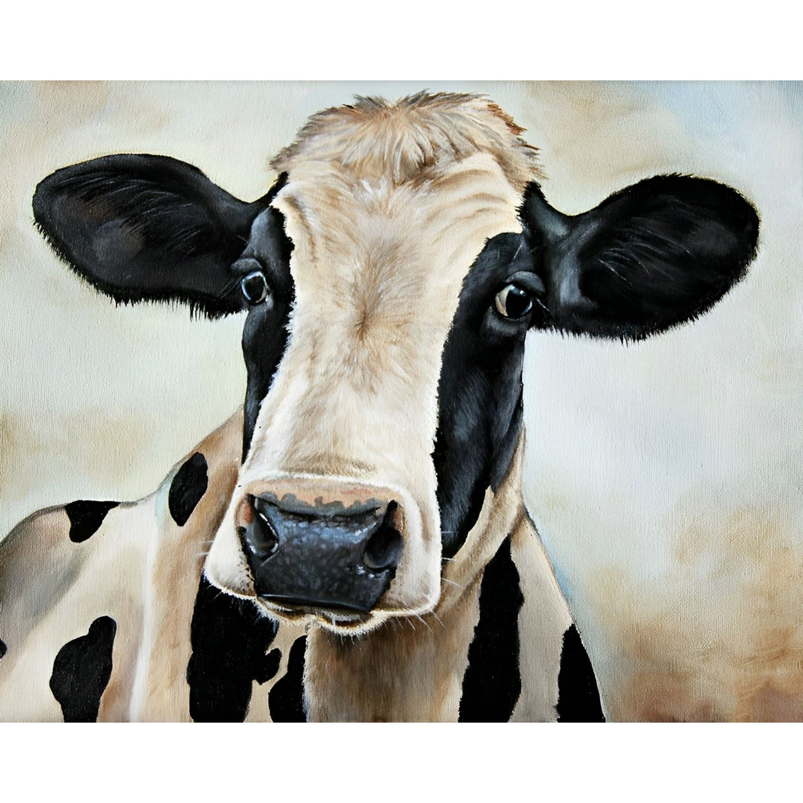 Holstein Cow | Diamond Painting Design - Full Drill Diamond Art with 5d Square or Round Diamonds - AB Drills Available