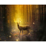 Fire Antlers | Diamond Painting Design - Full Drill Diamond Art with 5d Square or Round Diamonds - AB Drills Available