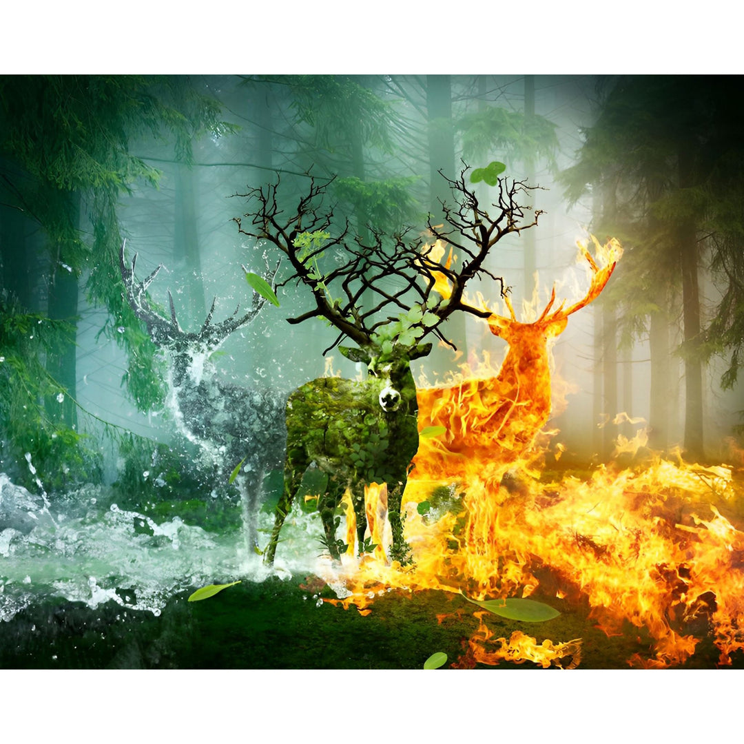 Forest Deer | Diamond Painting