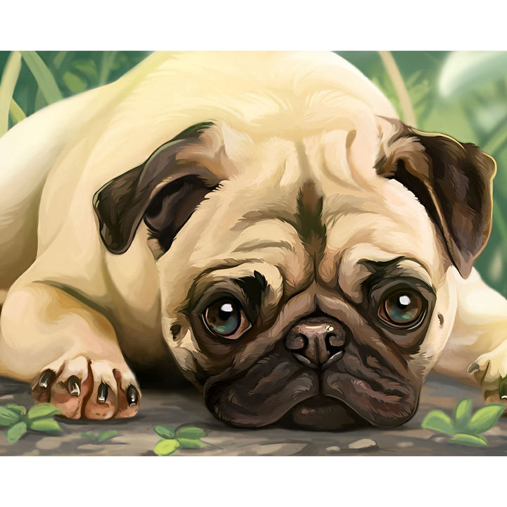 Pug Portrait | Diamond Painting