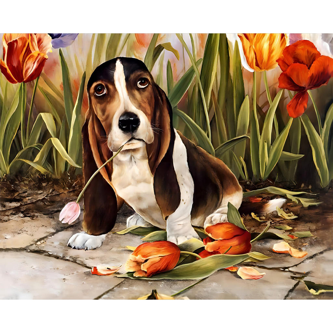 Puzzled Dog | Diamond Painting