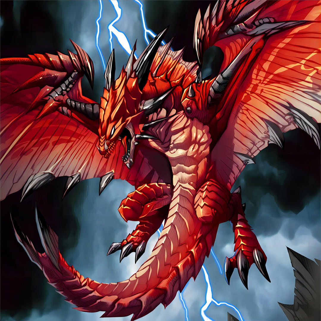 Angry Red Dragon | Diamond Painting