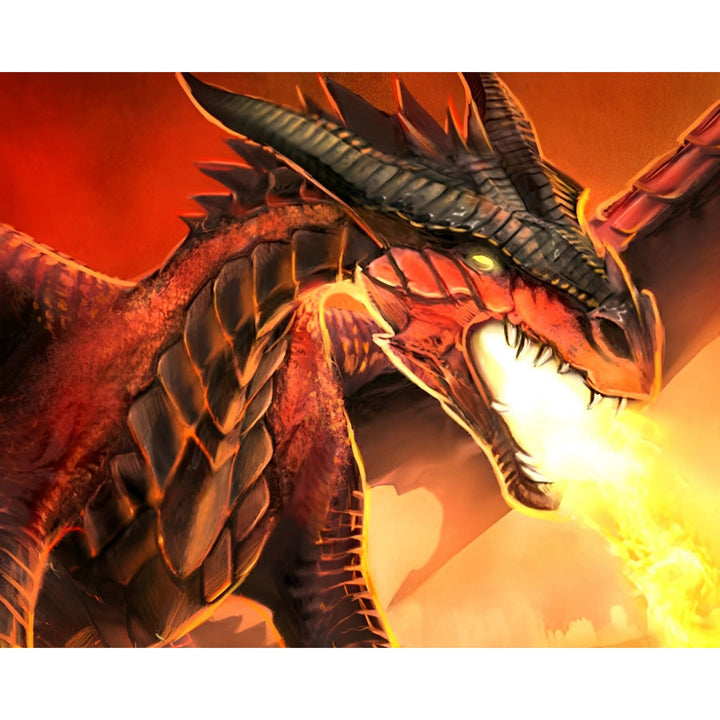 Fire Dragon King | Diamond Painting