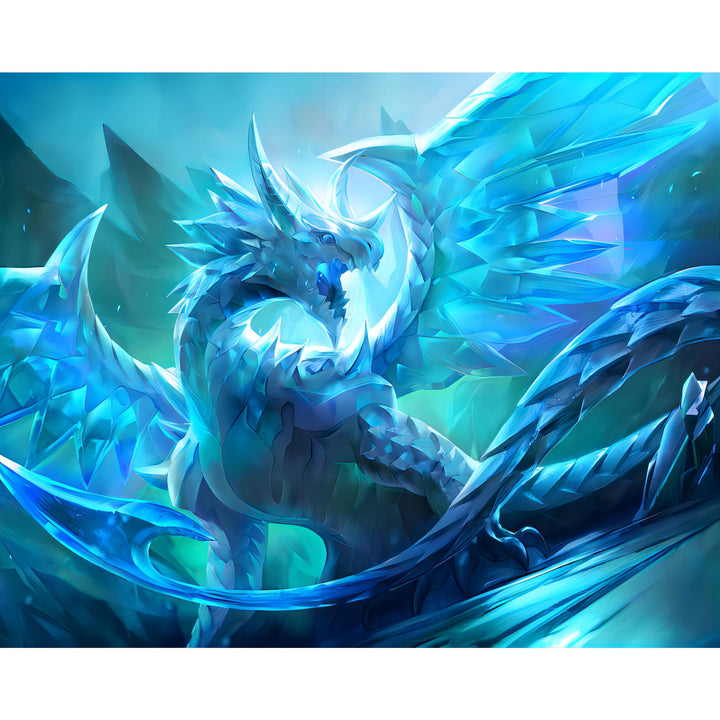 Ice Crystal Dragon | Diamond Painting