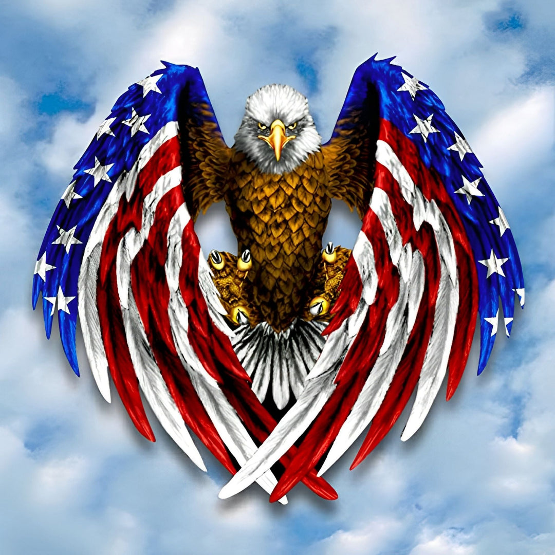 US Flag Eagle | Diamond Painting