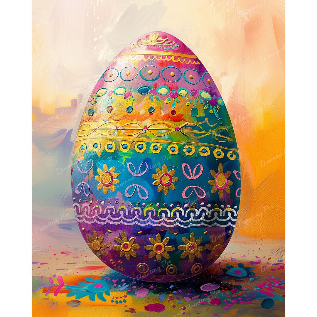Rainbow Easter Egg | Diamond Painting