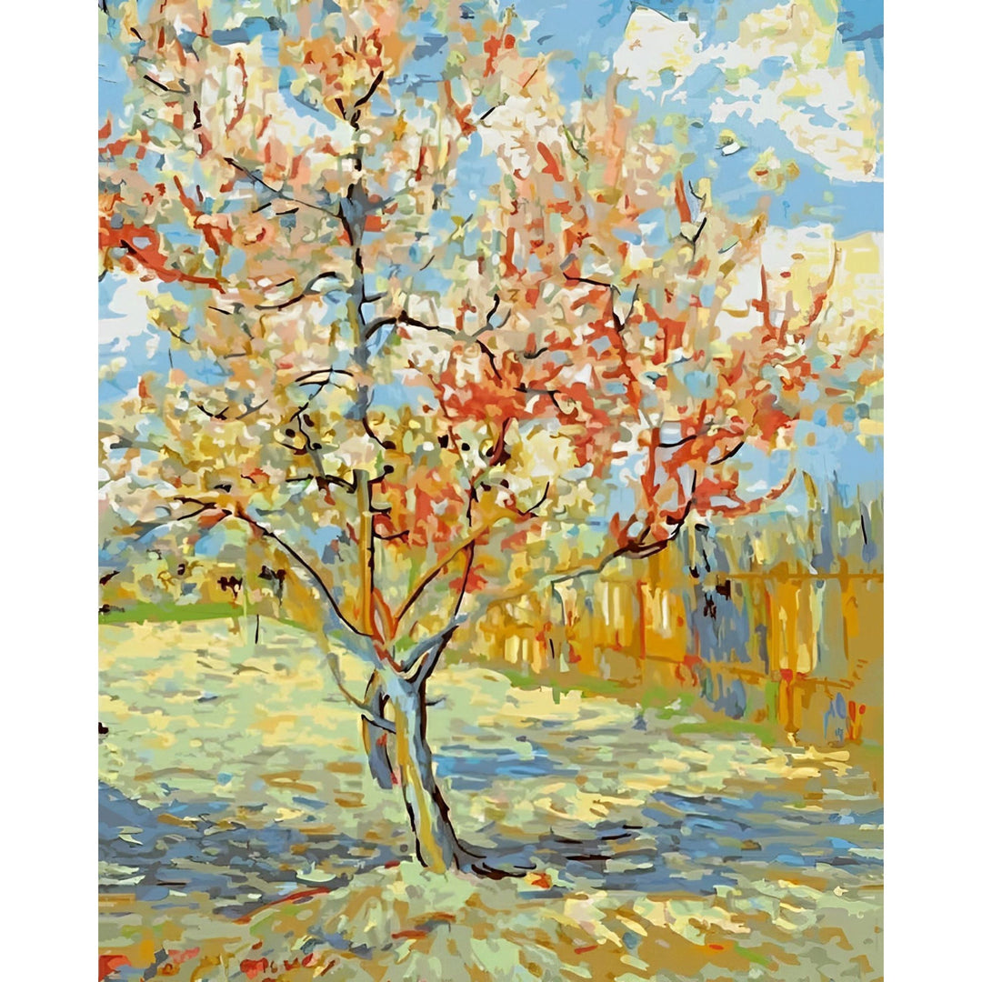 Pink Peach Trees | Diamond Painting