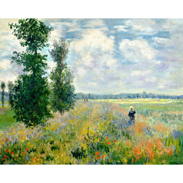 Poppy Fields Near Argenteuil - Claude Monet | Diamond Painting