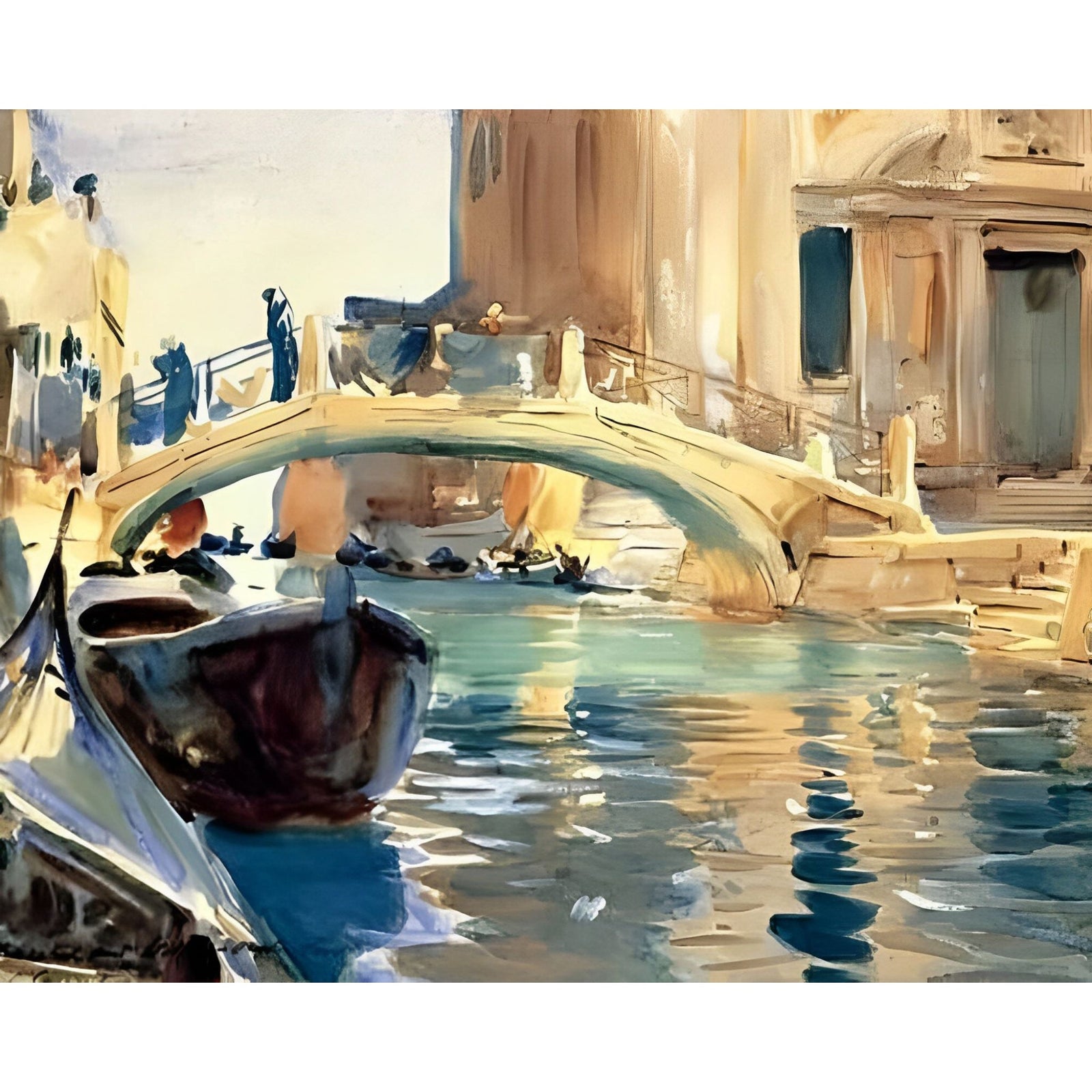 Venice - John Singer Sargent | Diamond Painting Design - Full Drill Diamond Art with 5d Square or Round Diamonds - AB Drills Available