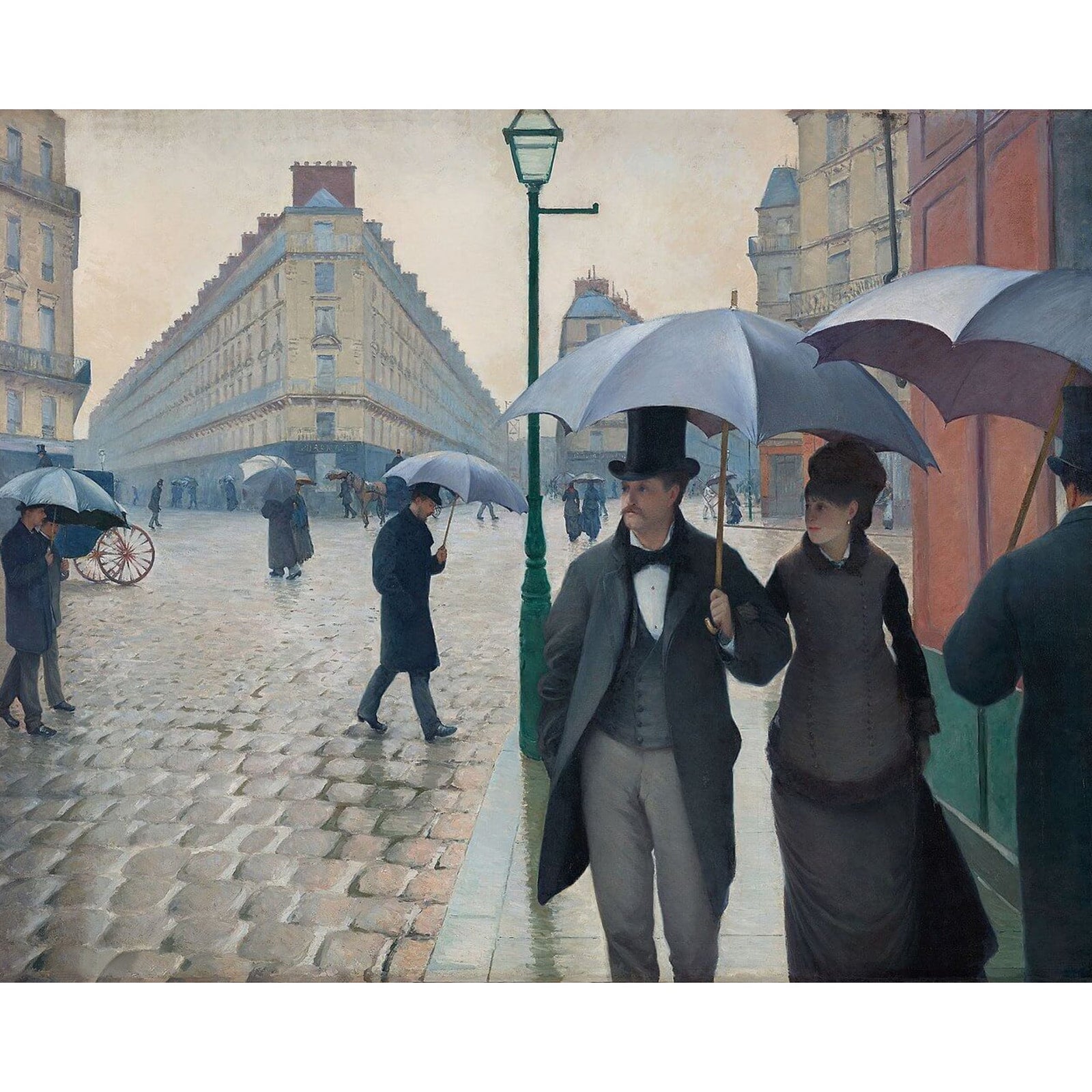 Paris Street Rainy Day | Diamond Painting Design - Full Drill Diamond Art with 5d Square or Round Diamonds - AB Drills Available