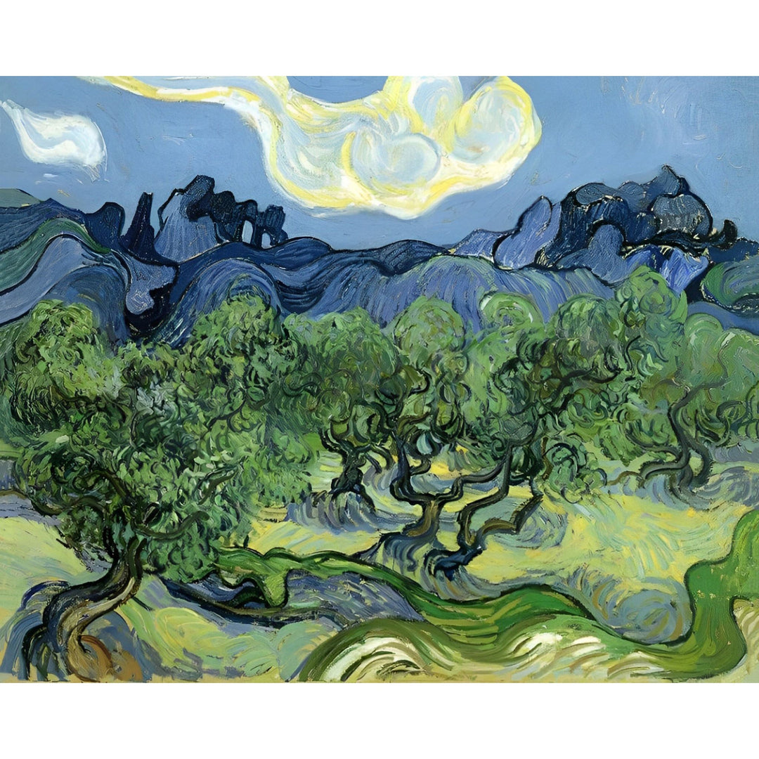 Landscape with Olive Trees - Van Gogh | Diamond Painting