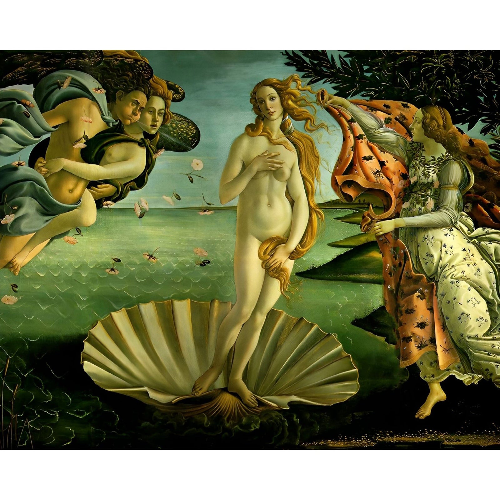 The Birth of Venus | Diamond Painting Design - Full Drill Diamond Art with 5d Square or Round Diamonds - AB Drills Available