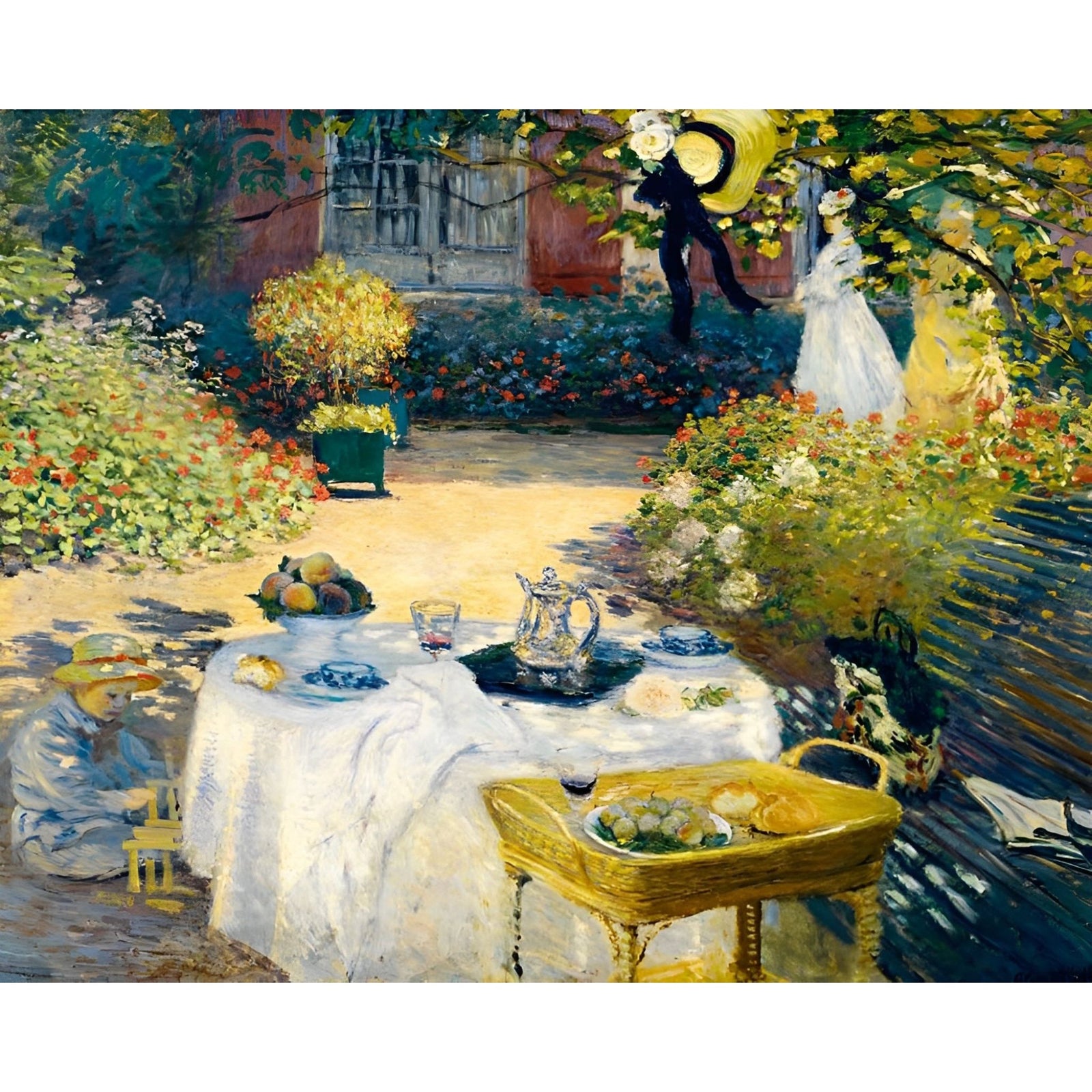 The Lunch - Claude Monet | Diamond Painting Design - Full Drill Diamond Art with 5d Square or Round Diamonds - AB Drills Available