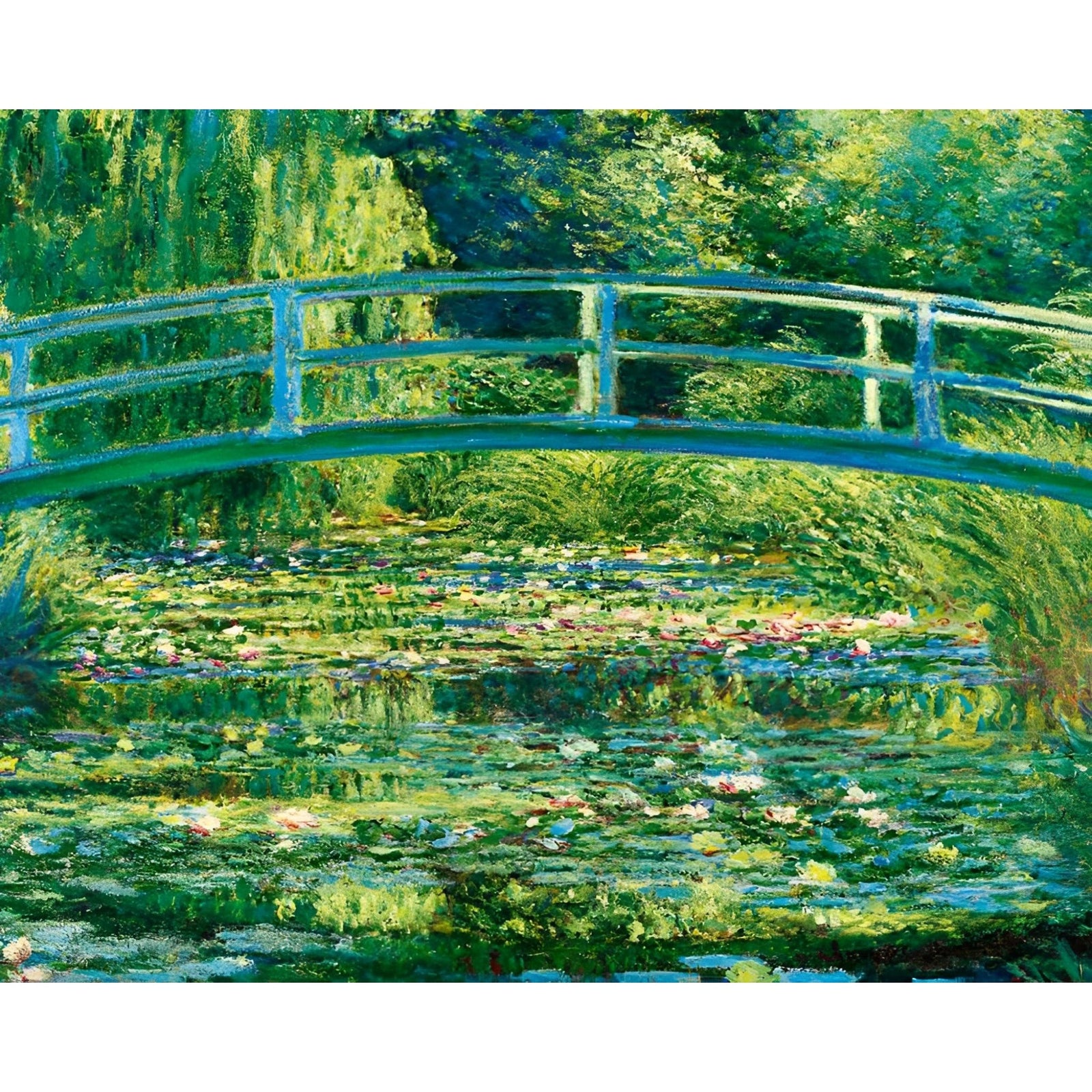 The Water Lily Pond - Claude Monet | Diamond Painting Design - Full Drill Diamond Art with 5d Square or Round Diamonds - AB Drills Available